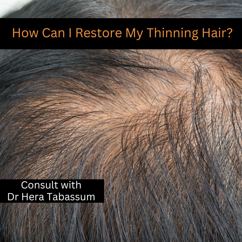 How Can I Restore My Thinning Hair?