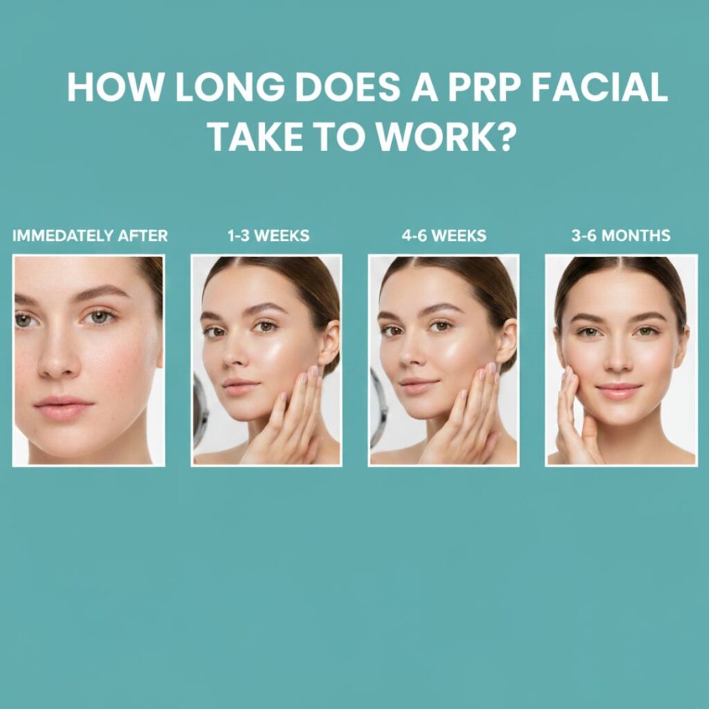How Long Does a PRP Facial Take to Work?