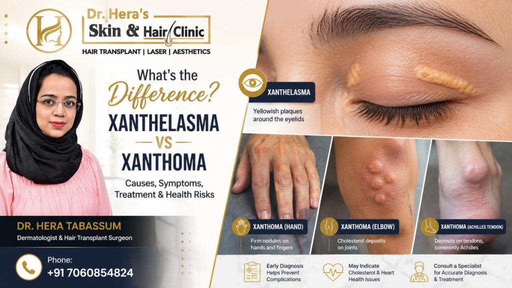 Difference Between Xanthelasma and Xanthoma