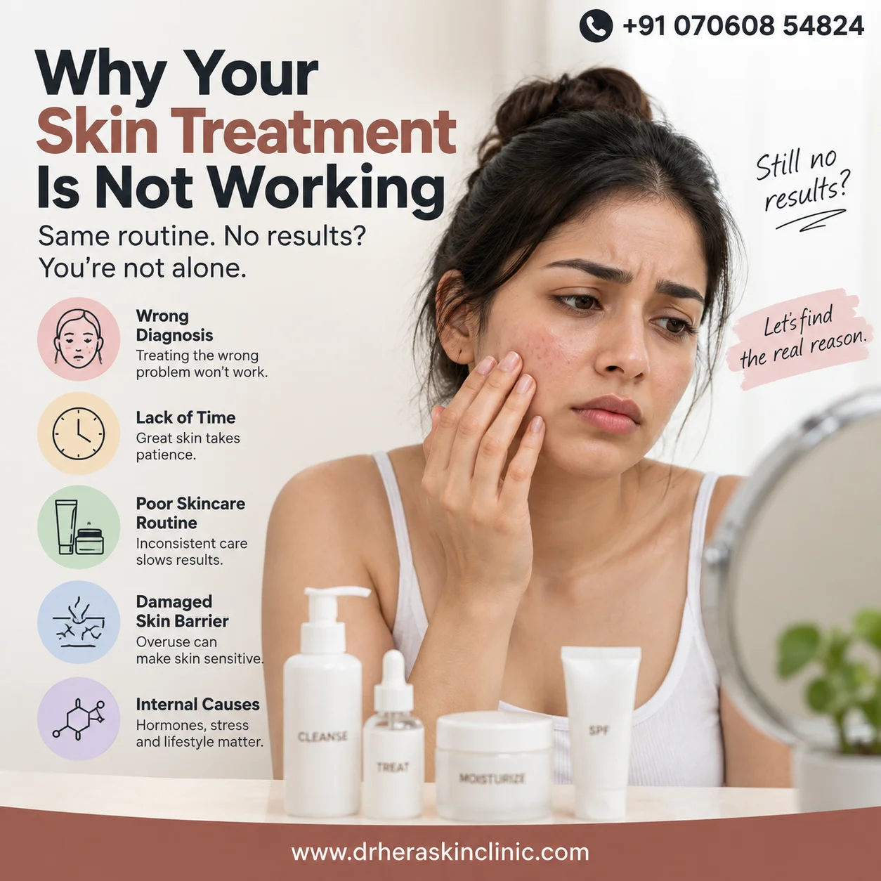 skin treatment not working

